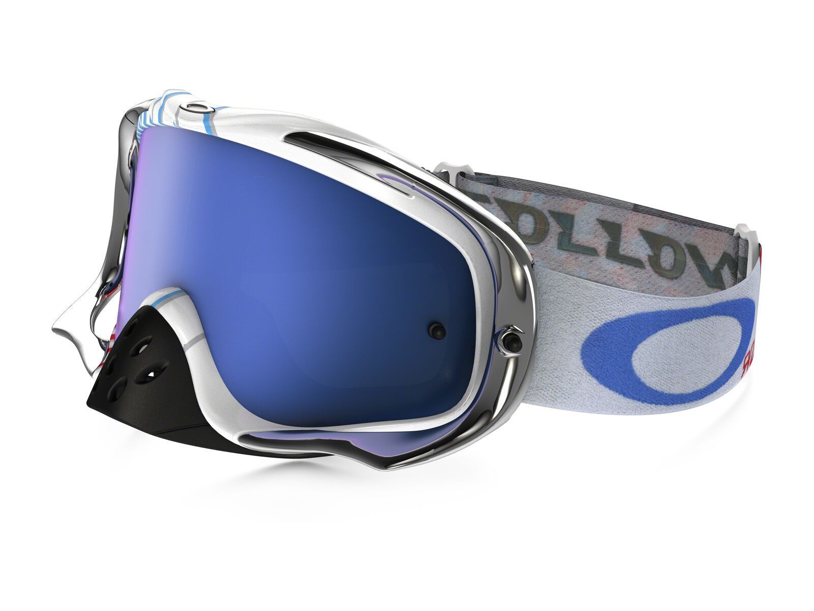 Oakley Crowbar MX, high octane red white blue/Lens: black ice iridium - Bild 1