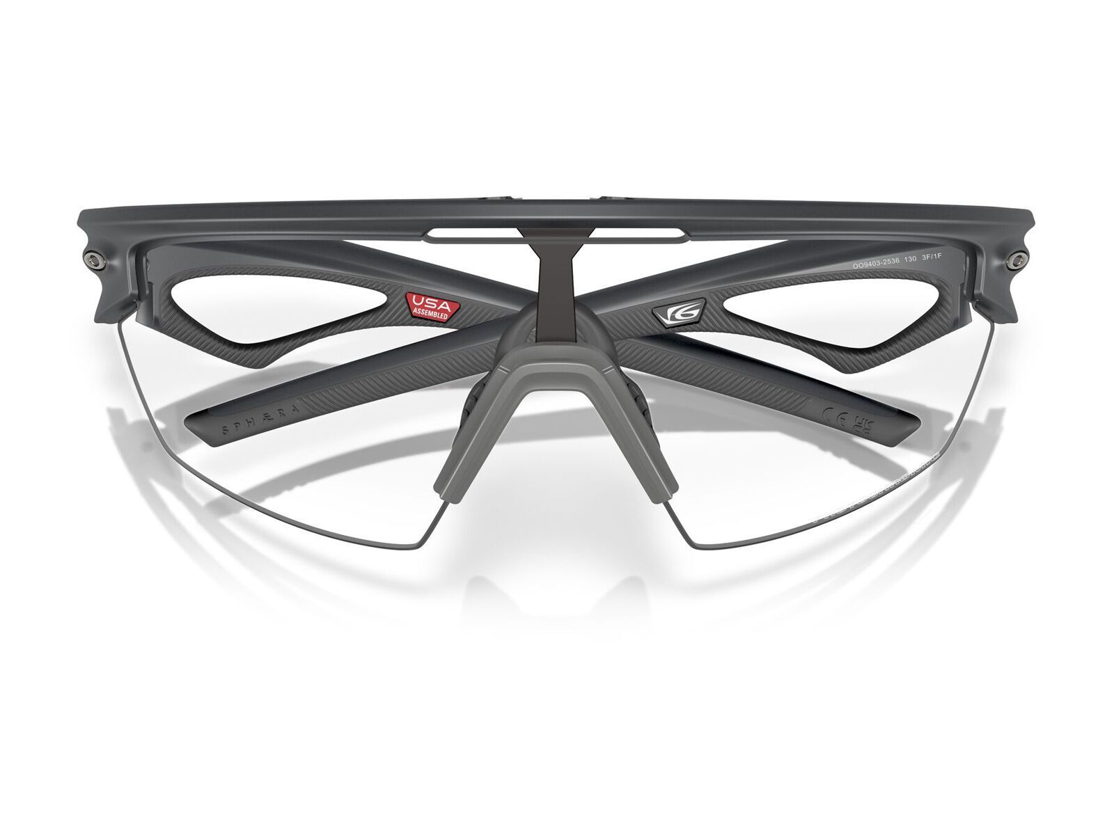 Oakley Sphaera, Clear To Black Iridium Photochromic / carbon - Bild 10