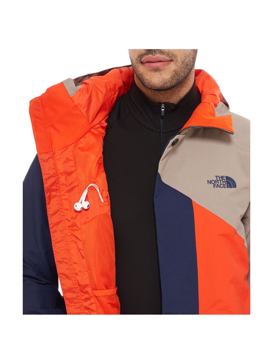 The North Face Mens Dubs Insulated Jacket, cosmic blue/brindle brown/acrylic orange - Bild 4