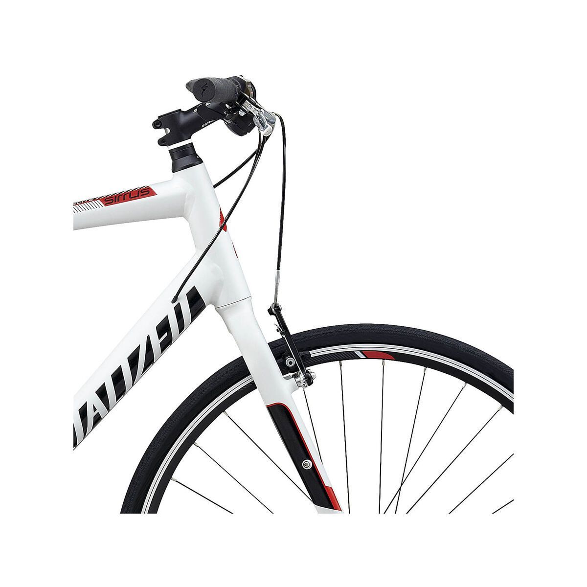 Specialized Sirrus Elite, White/Black/Red - Bild 5