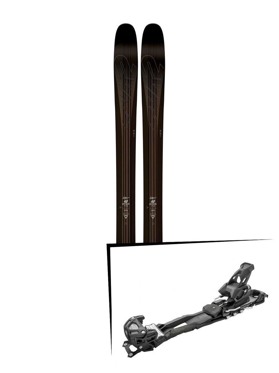 Set: K2 SKI Pinnacle 118 2017 + Tyrolia Adrenalin 13 ohne Bremse, solid black - Skiset - Bild 1