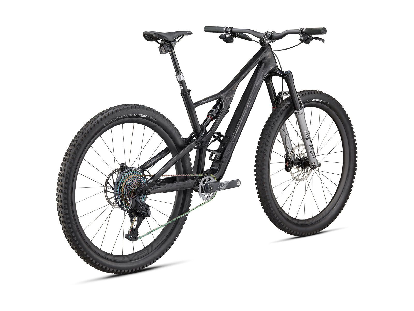 Specialized S-Works Stumpjumper SRAM AXS 29, gloss carbon/silver/silver camo fade - Bild 3