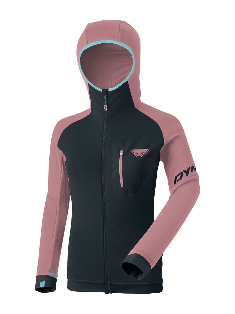 Dynafit Radical Polartec Kapuzenjacke Damen, mokarosa - Bild 1