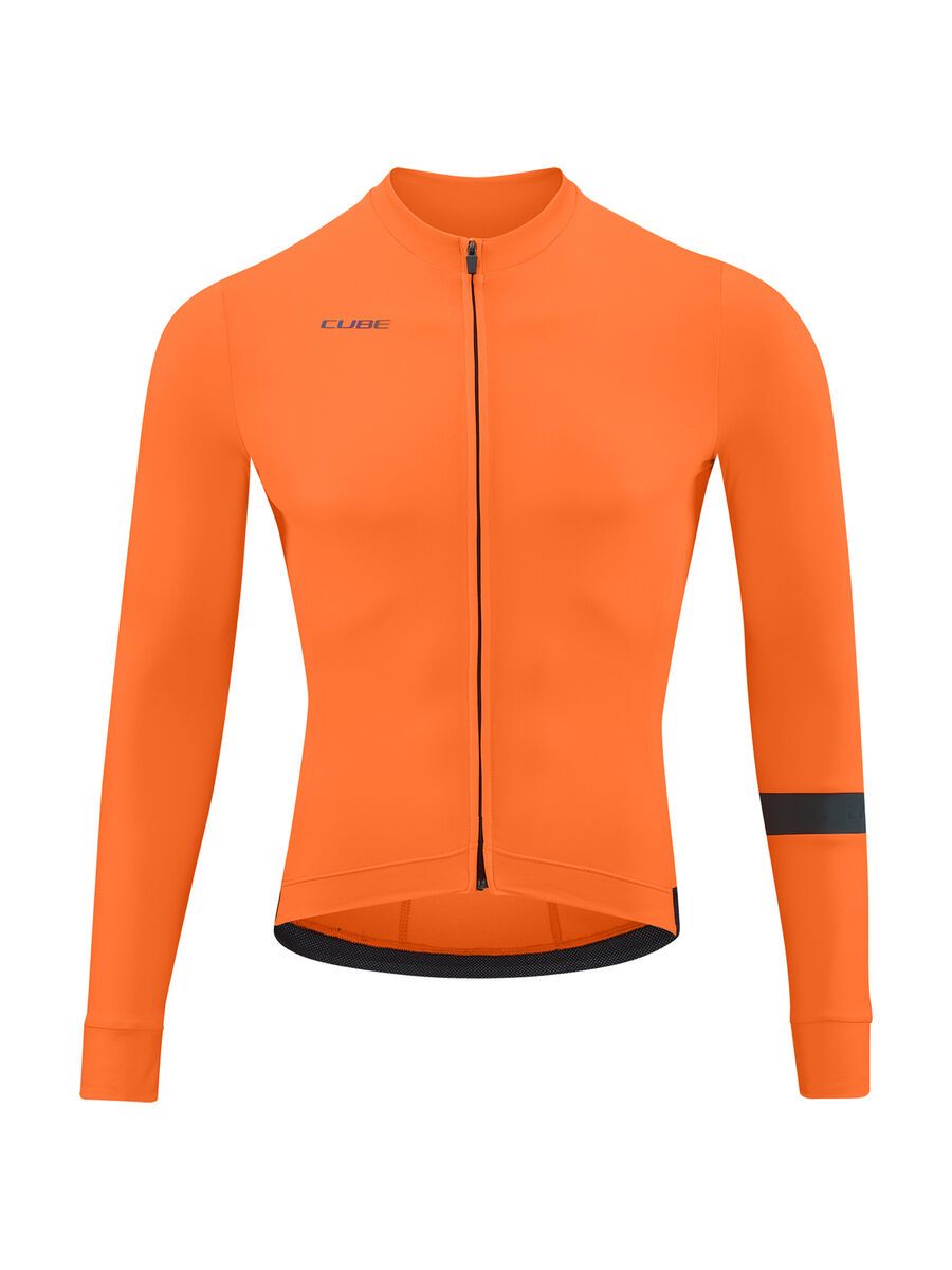 Cube Blackline Trikot langarm, orange - Bild 1
