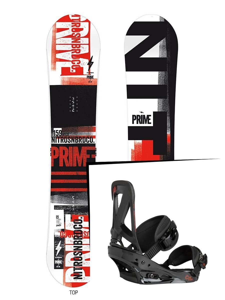 Set: Nitro Prime Gig Wide  + Burton Custom (1191305S) - Bild 1