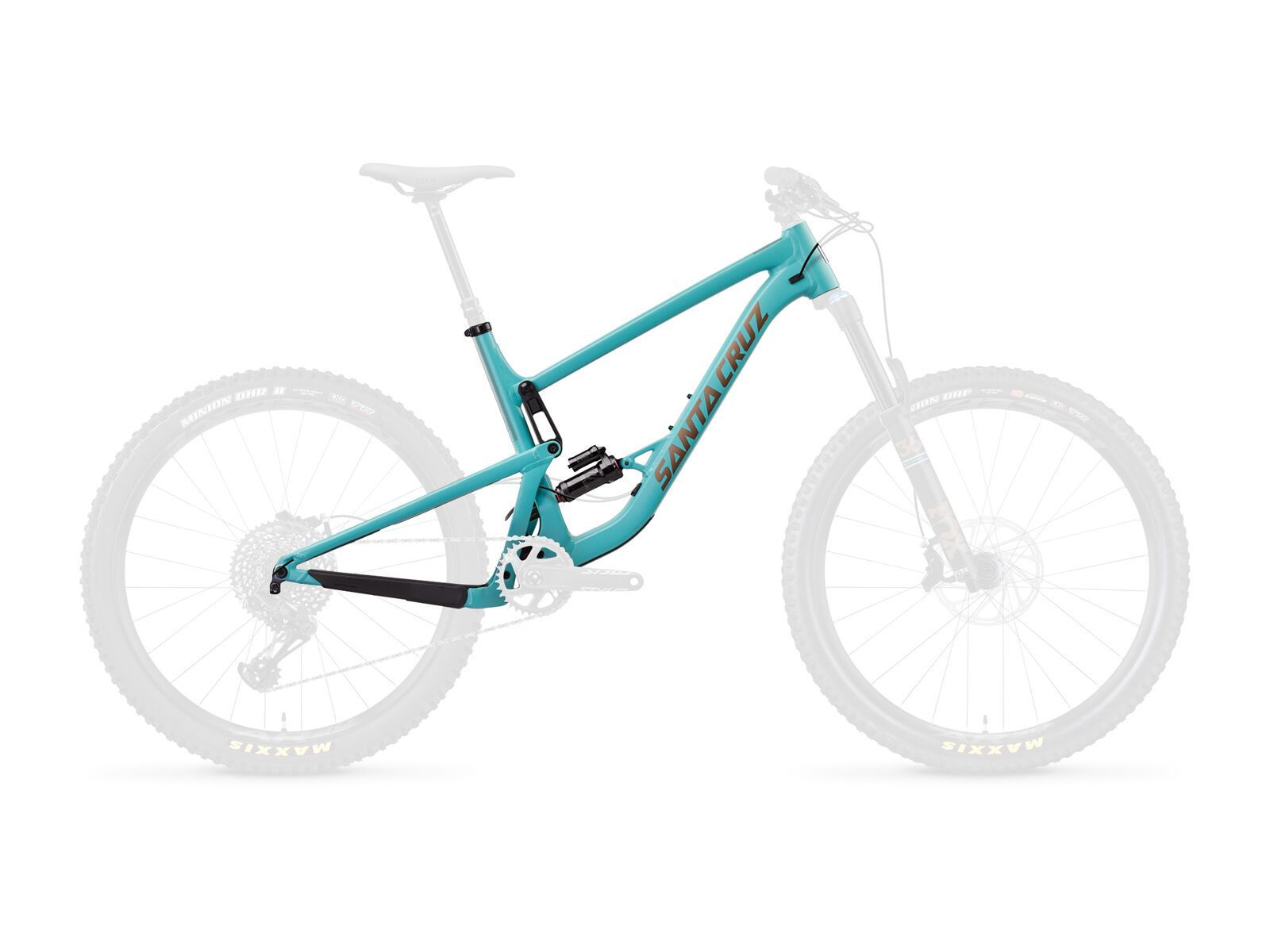 Santa Cruz Bronson AL Frameset, industry blue and gold - Bild 1