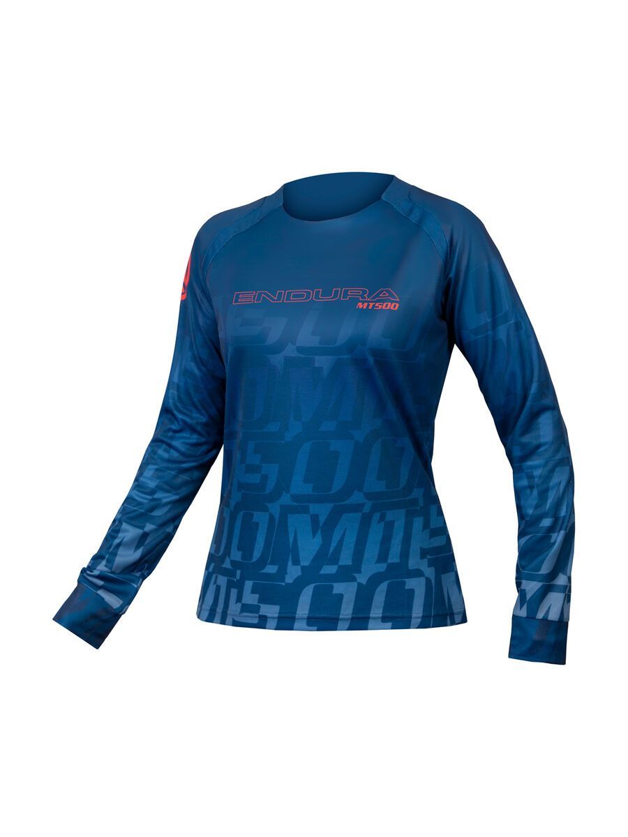 Endura Damen MT500 Print T-Shirt LTD (langarm), blaubeere - Bild 1
