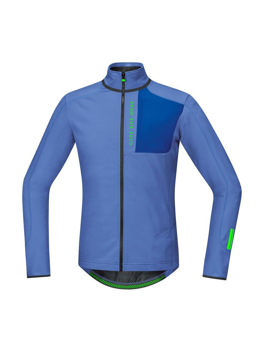 Gore Bike Wear Power Trail Thermo Jersey, blizzard blue brilliant blue - Bild 1