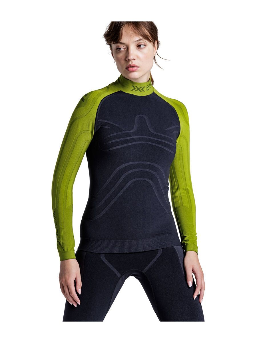 X-Bionic Heatloop Shirt LS Wmn, moss green/x black - Bild 15