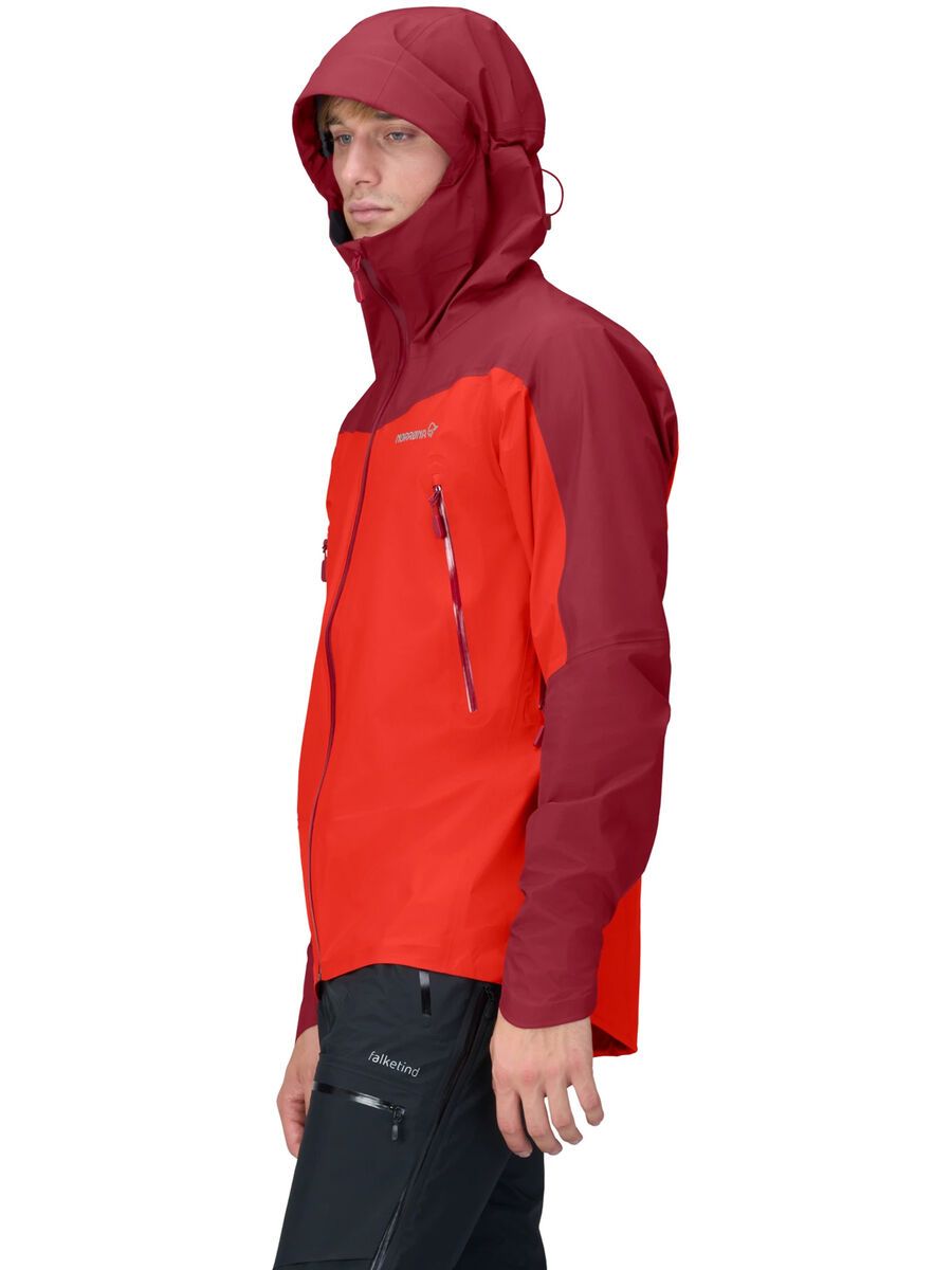 Norrona falketind Gore-Tex Jacket M's, arednalin/rhubarb - Bild 5