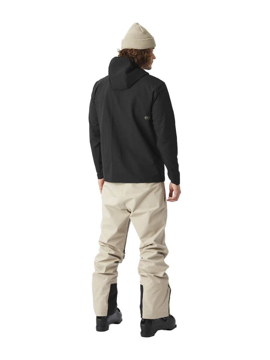 Picture Paraga 1/4 Zip Hoodie, black - Bild 5