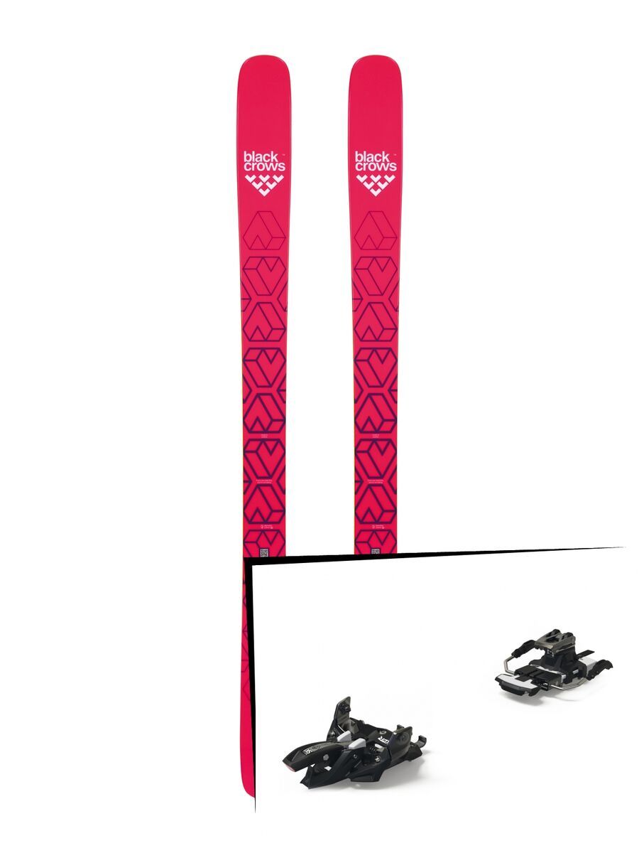 Set: Black Crows Camox Birdie 2019 + Marker Alpinist 12 Long Travel black/titanium - Bild 1