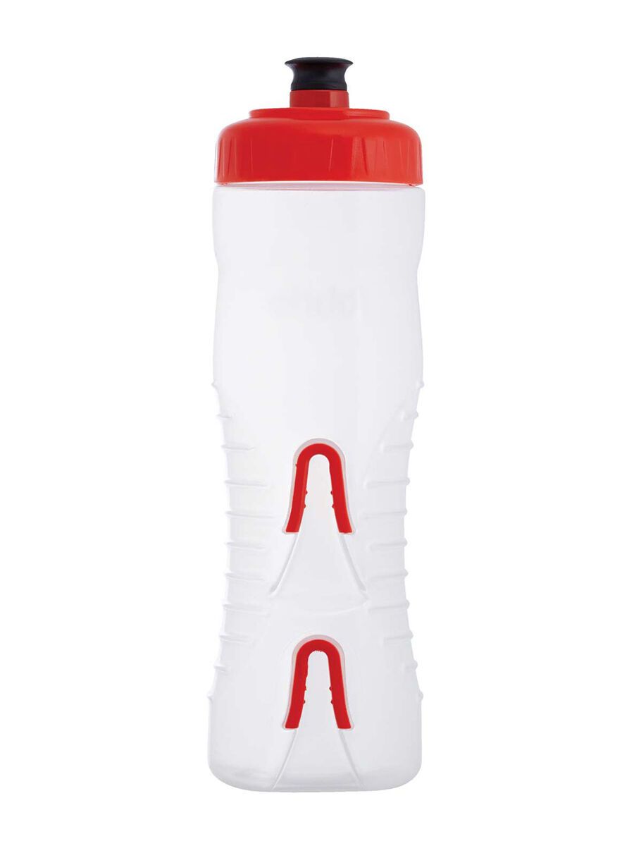 Fabric Cageless Bottle 750 ml, clear/red BIKERBOARDER.DE