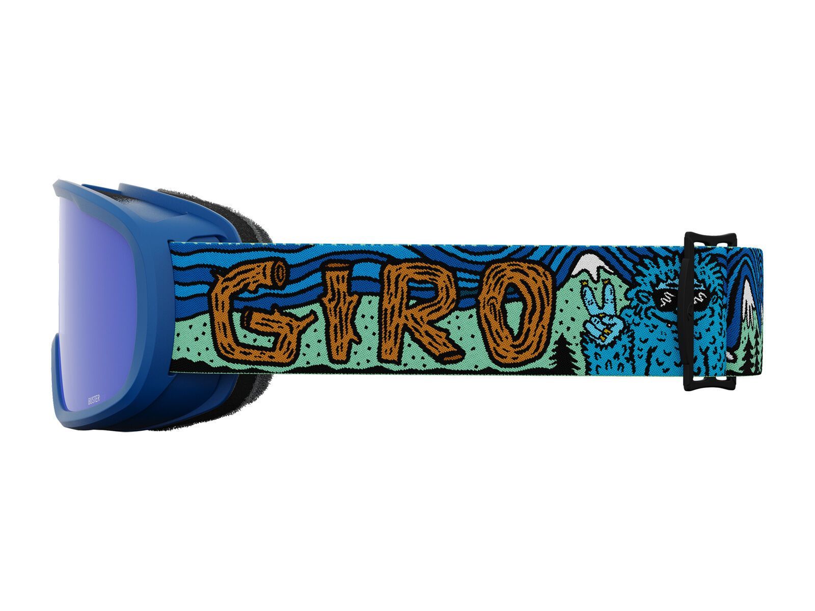 Giro Buster Grey Cobalt, blue shreddy yeti - Bild 3