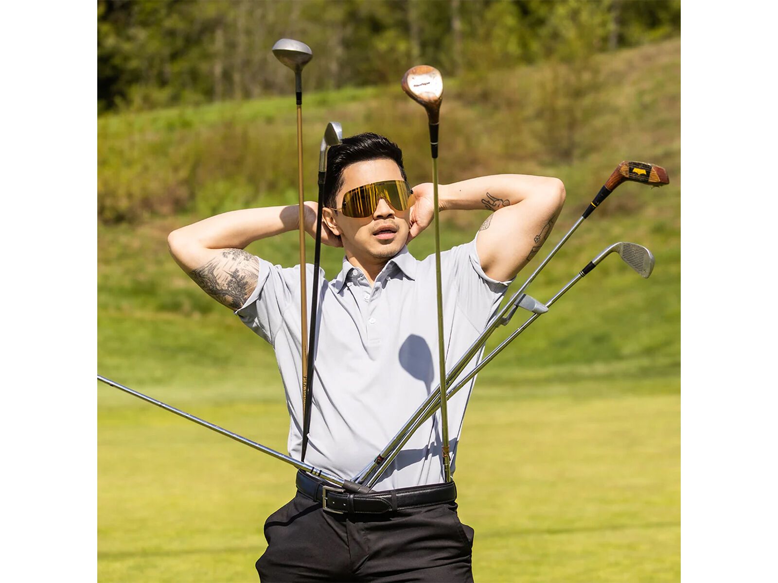 Pit Viper The Limousine, The Gold Standard Polarized / Gold Revo Mir - Bild 5