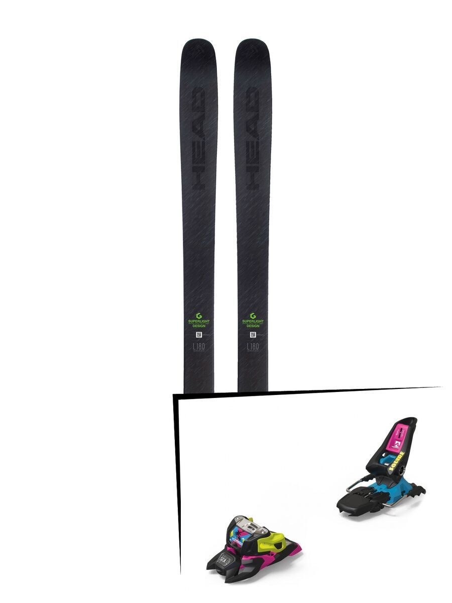 Set: Head Kore 105 2019 + Marker Squire 11 ID black/pink/blue - Bild 1