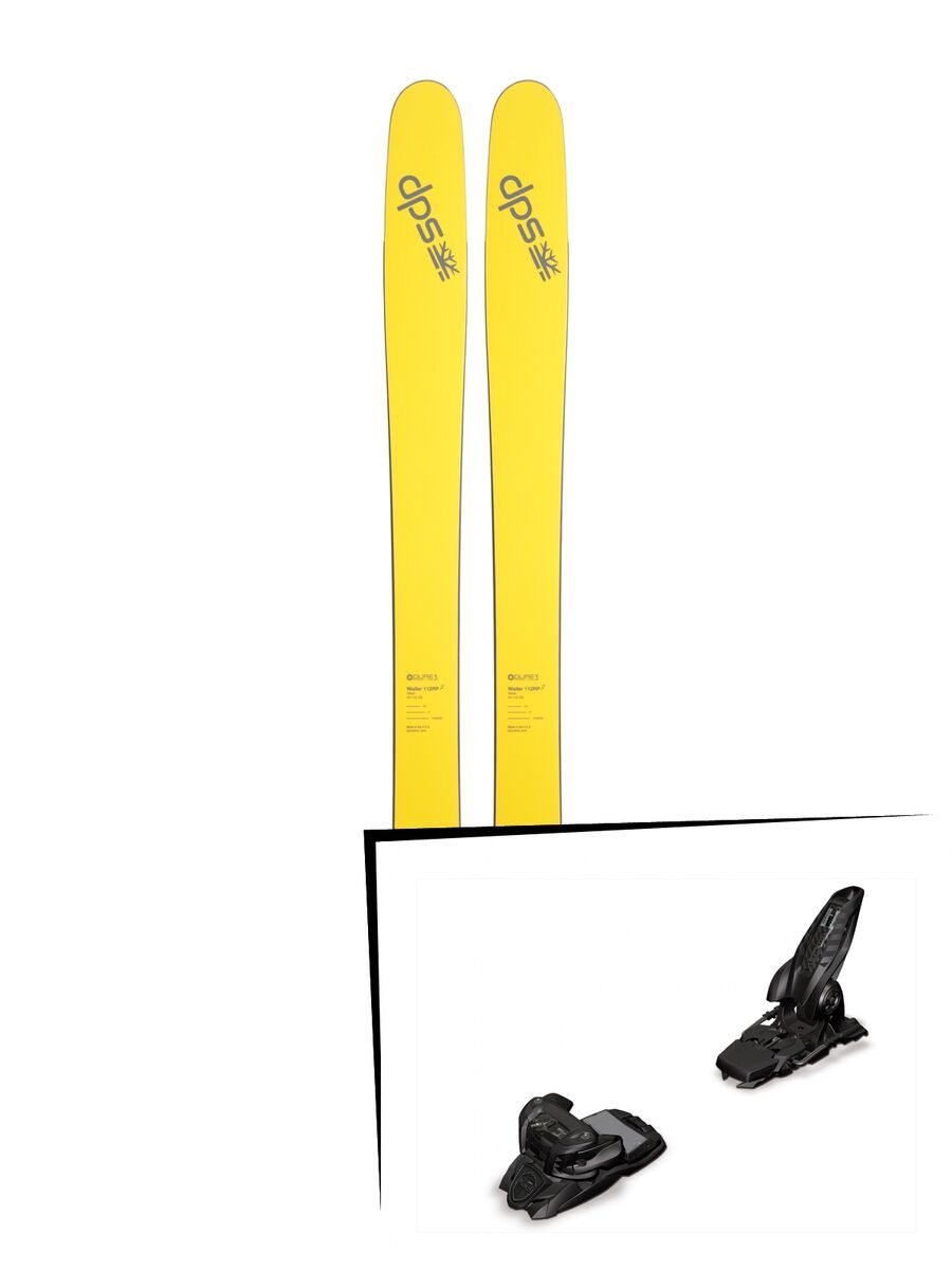DPS Skis Set: Wailer 112 RP2 Pure3 2016 + Marker Jester 16 - Bild 1