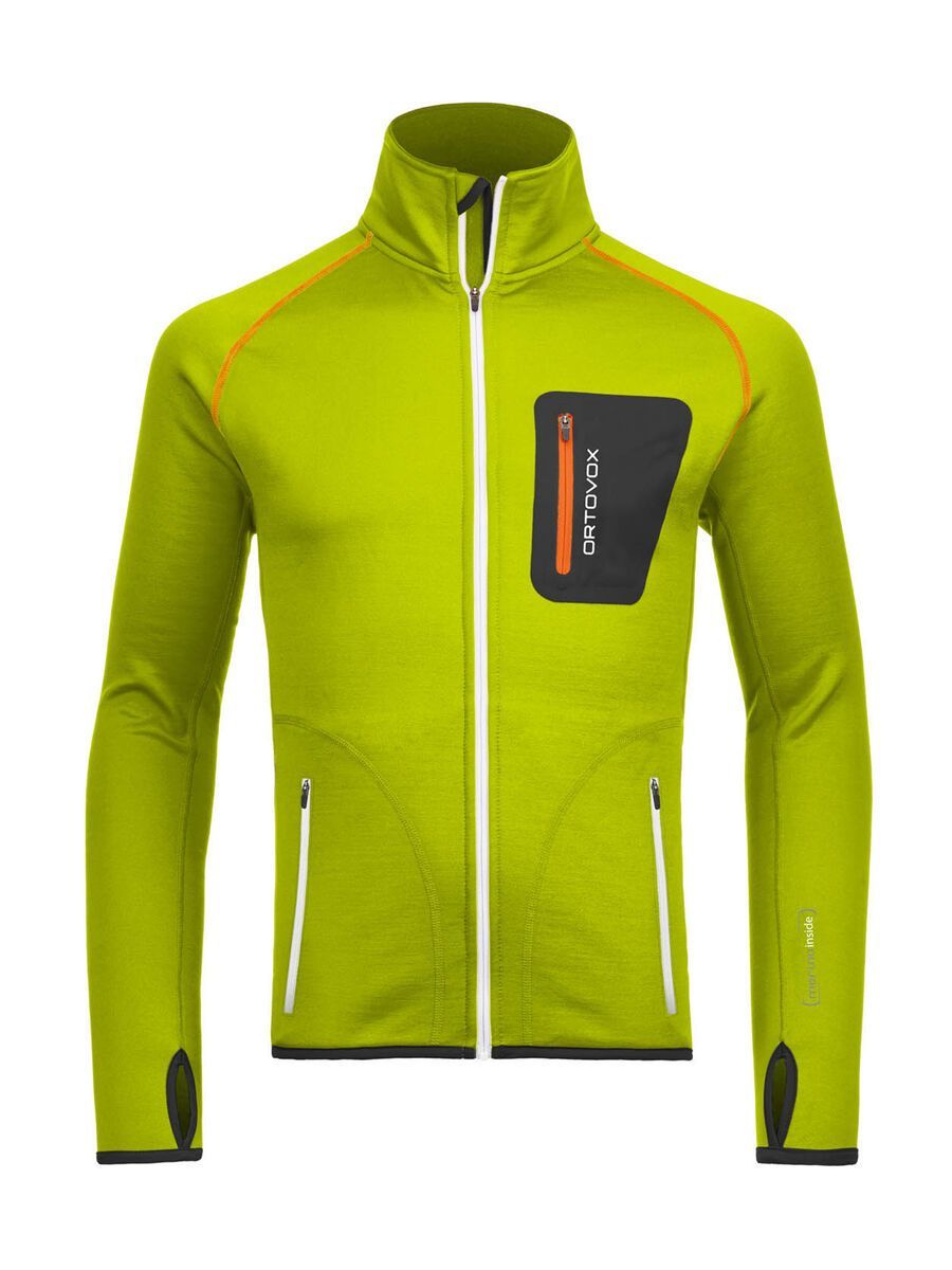 Ortovox Fleece Merino Jacket, happy green - Bild 1