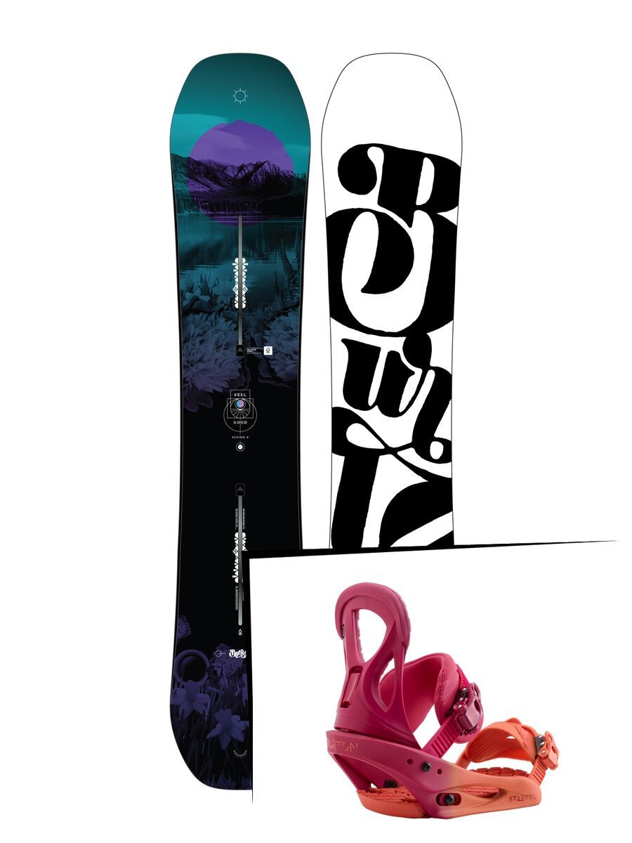Set: Burton Feelgood Flying V 2019 +  Stiletto (2218489S) - Bild 1