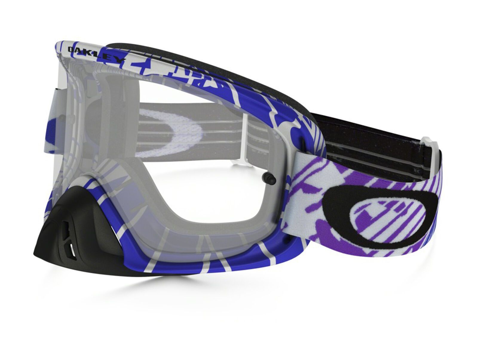 Oakley O2 MX, skull rushmore purple blue/Lens: clear - Bild 1