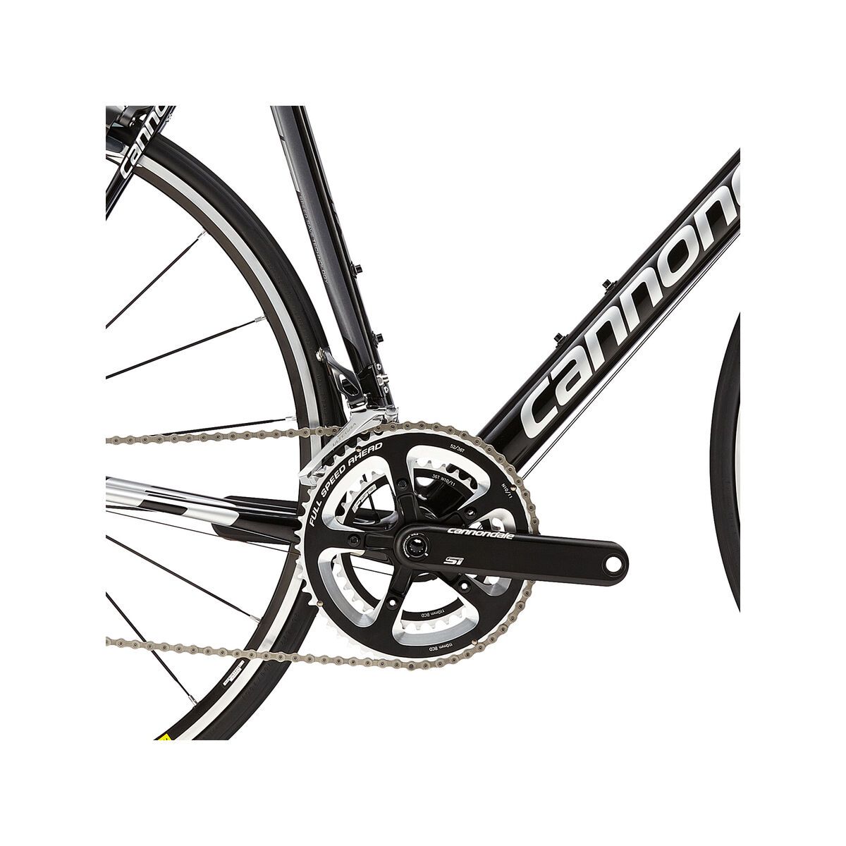 Cannondale SuperSix Evo Ultegra 3, jet black, with charcoal grey and fine silver details - Bild 3