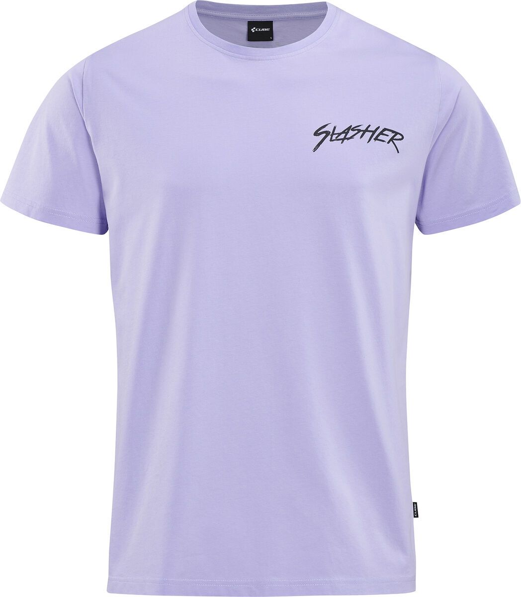Cube Organic T-Shirt Gravity-Fit Slasher, violet - Bild 1