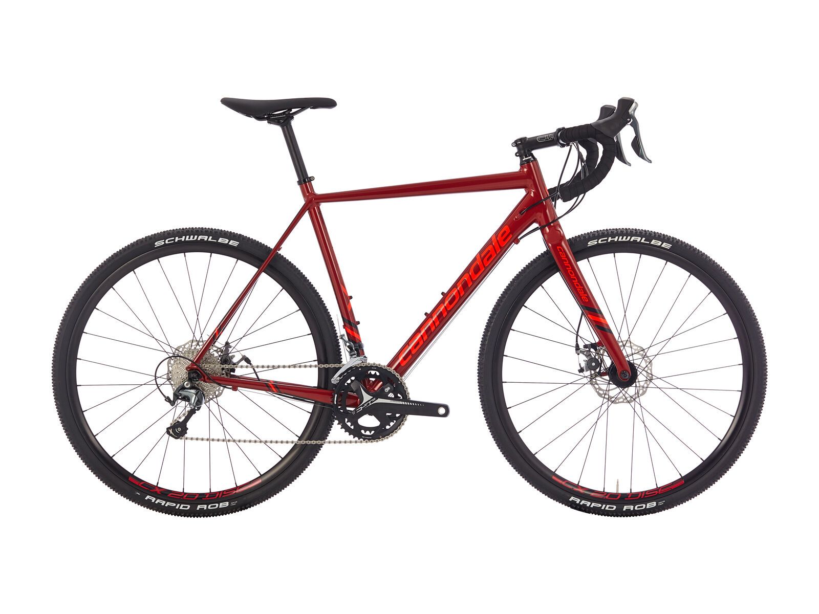 Cannondale CAADX Tiagra, fire red w/ jet black and acid red - gloss (frd) - Bild 1