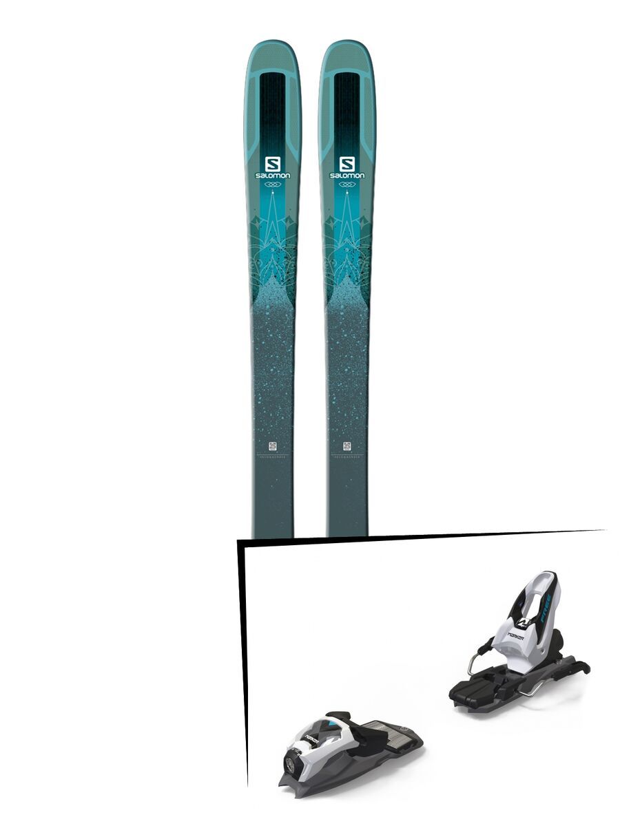 Set: Salomon QST Lumen 99 2018 + Marker Free 8 black/white - Bild 1