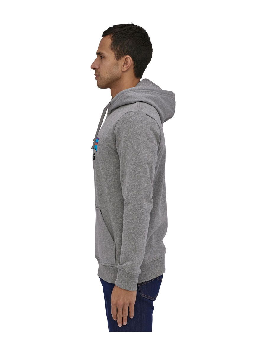 Patagonia Men's P-6 Logo Uprisal Hoody, gravel heather - Bild 3