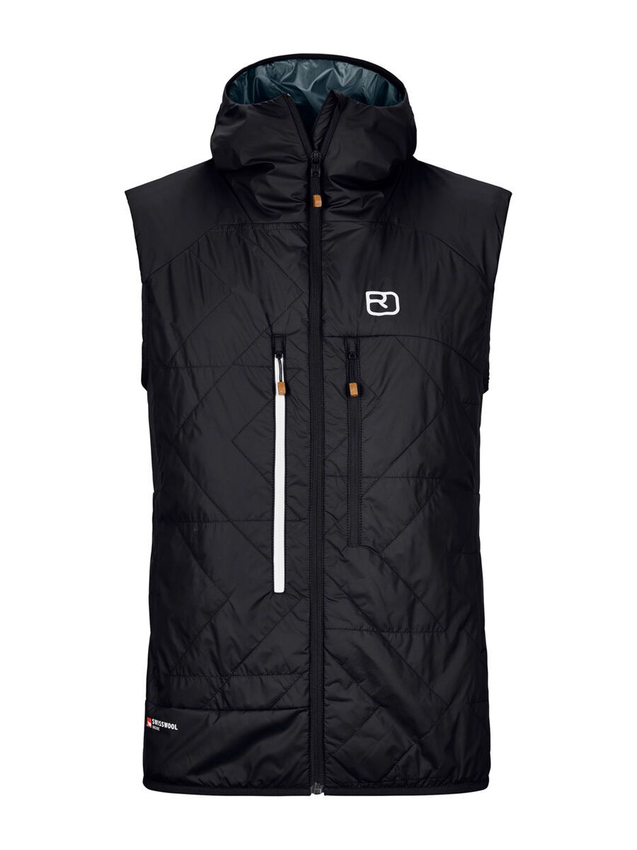 Ortovox Swisswool Piz Boè Vest M, black raven - Bild 1