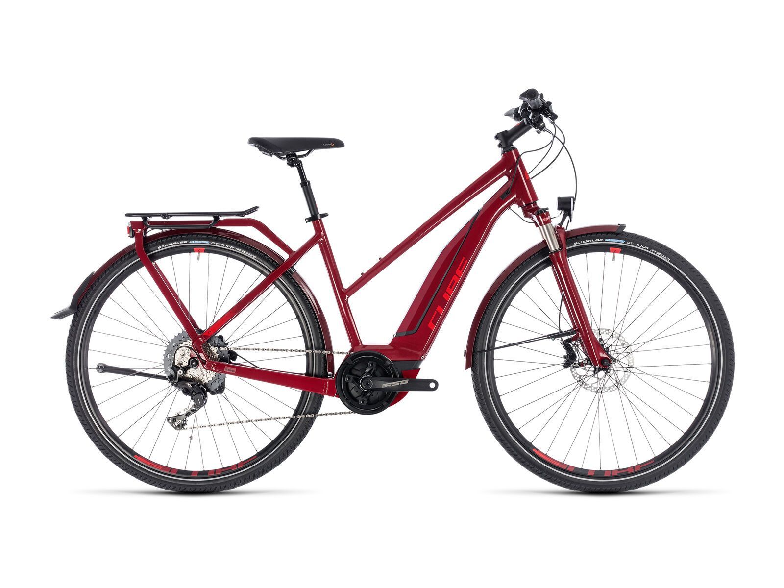 Cube Touring Hybrid EXC 500 Trapeze, darkred´n´red - Bild 1