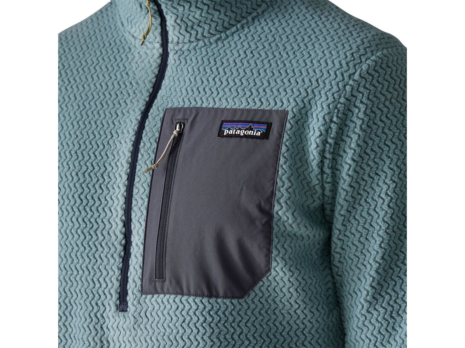 Patagonia Men's R1 Air Zip Neck, blue sage - Bild 8