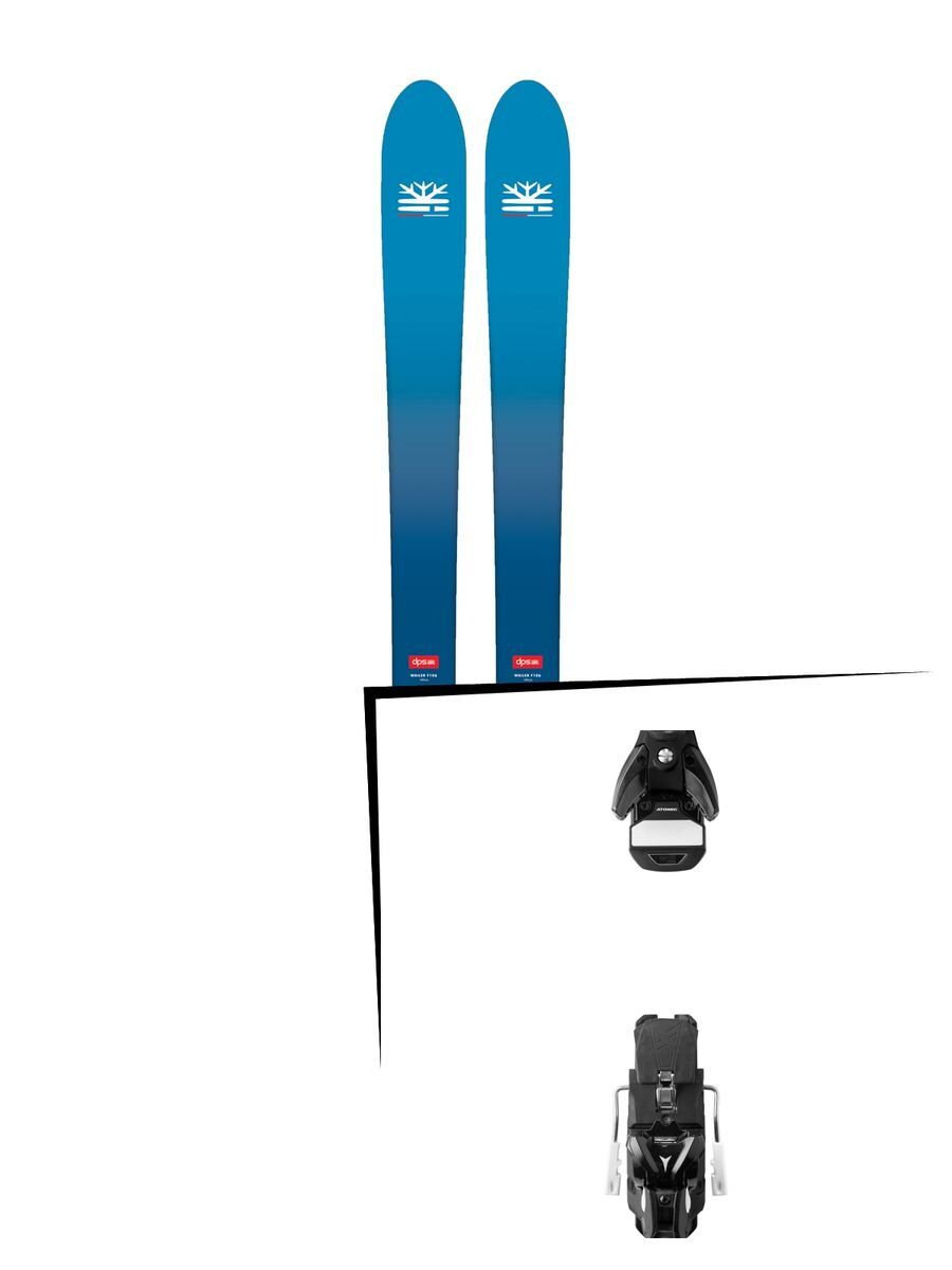 Set: DPS Skis Wailer F106 Foundation 2018 + Atomic STH 13 WTR black/gun metal - Bild 1