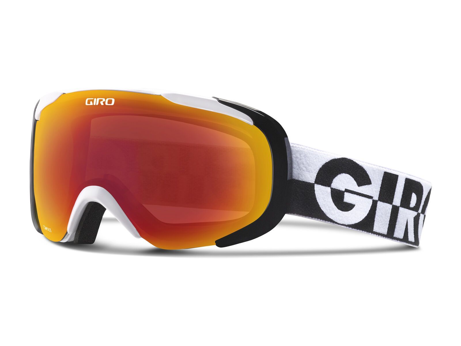 Giro Compass, white 50/50/amber scarlet - Bild 1