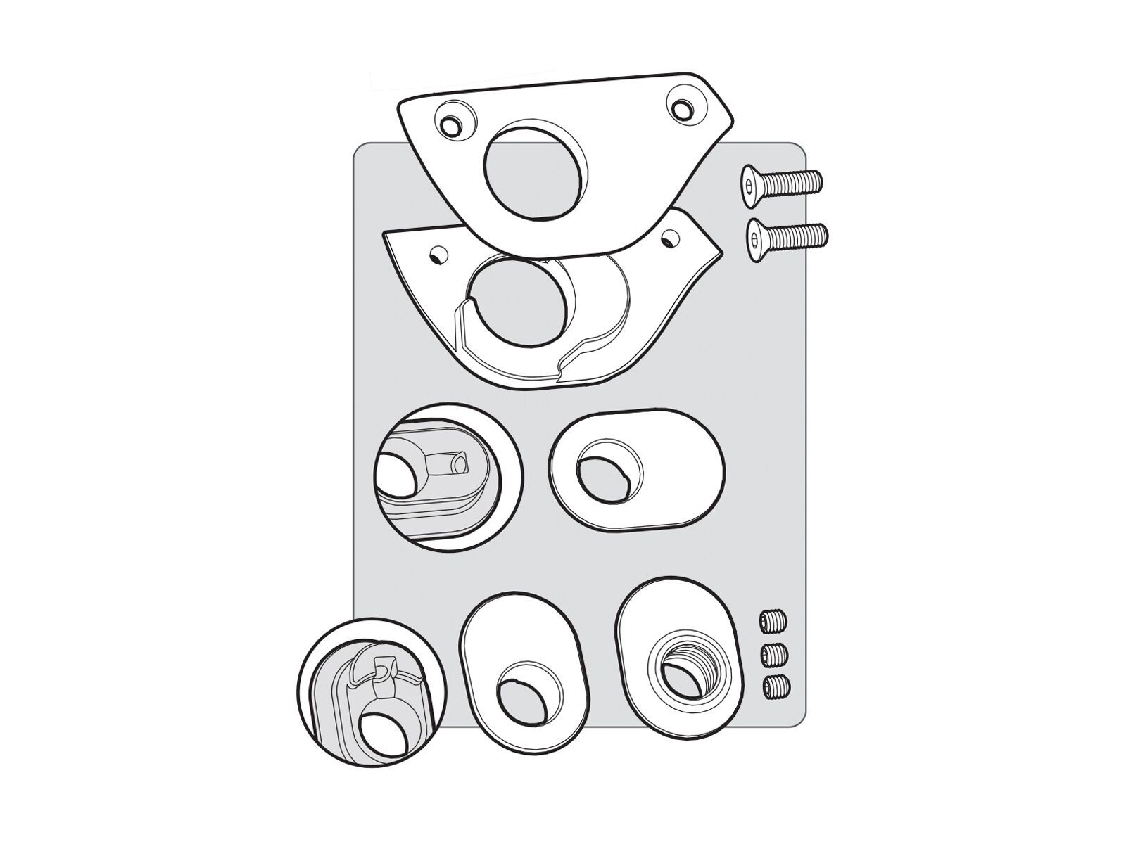 Cervelo ERA Gravel Dropout Insert Kit - Bild 1