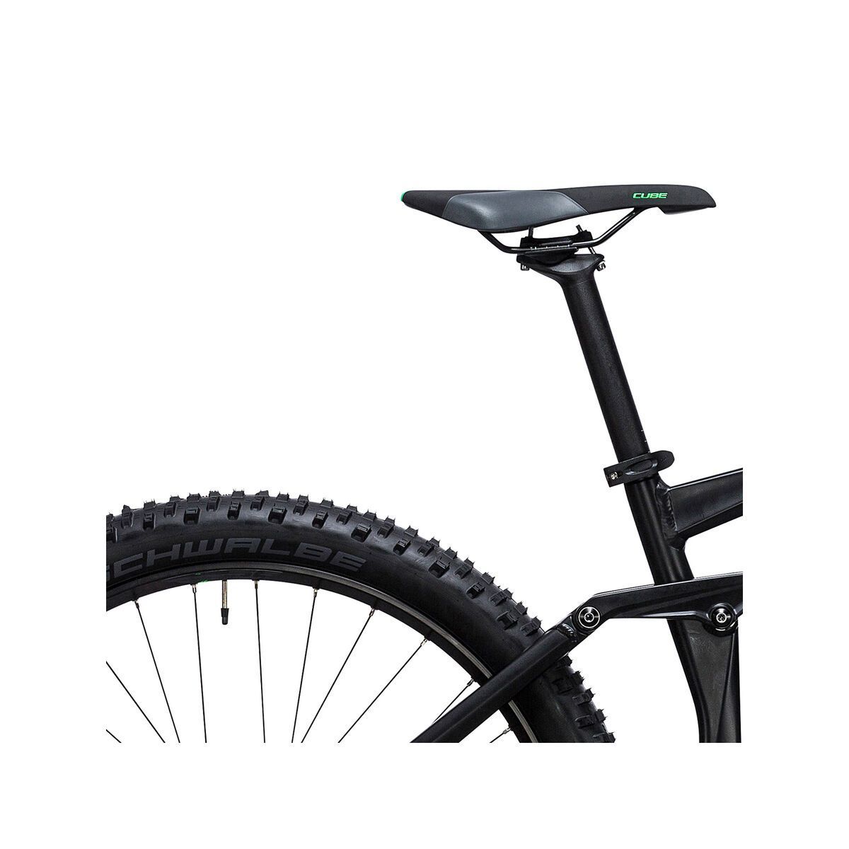 Cube Stereo Hybrid 120 HPA Race 500 27.5+, black´n´green - Bild 5