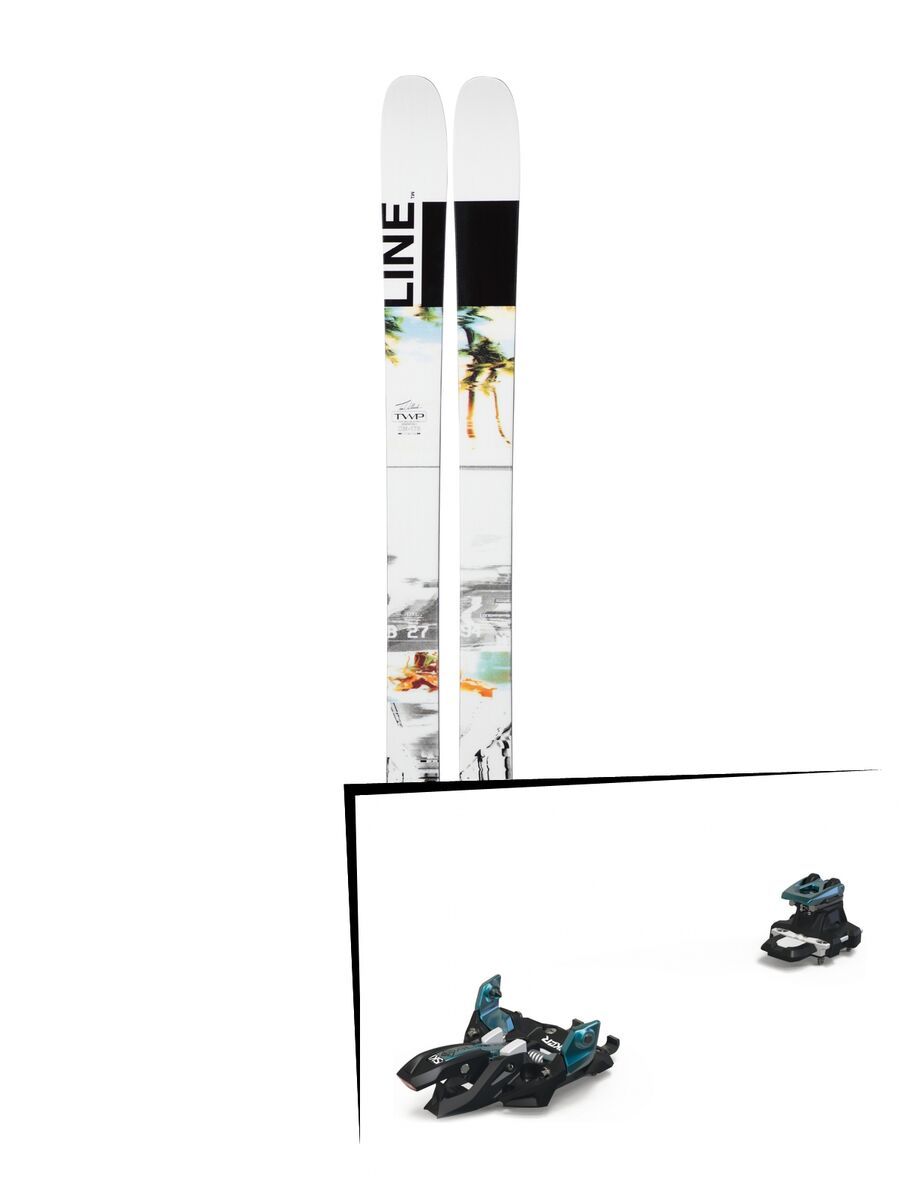 Set: Line Tom Wallisch Pro 2019 + Marker Alpinist 9 black/turquoise - Bild 1