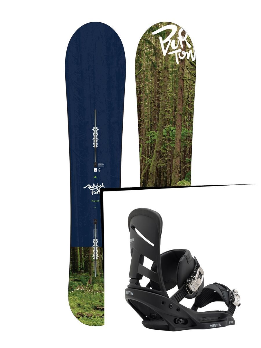 Set: Burton Modified Fish 2017 +  Mission EST (1712891S) - Bild 1