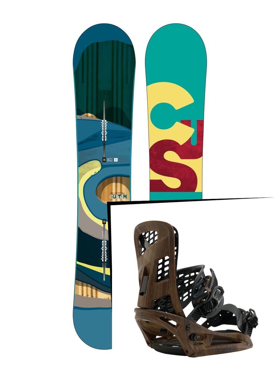 Burton Set: Custom Wide 2016 + Burton Genesis EST - Bild 1