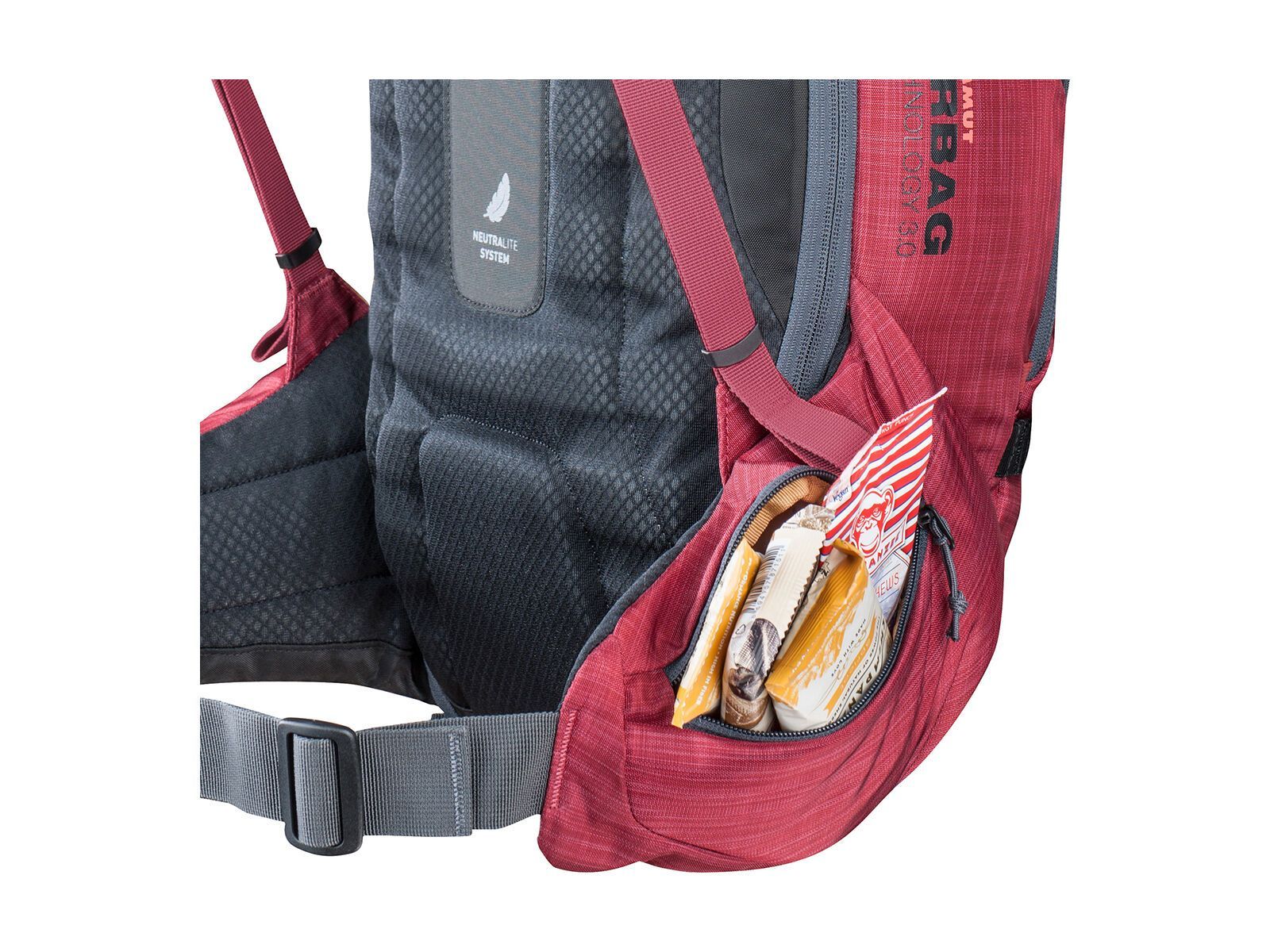 Evoc Line R.A.S. 20l - Mammut R.A.S Ready, heather carbon grey/heather ruby - Bild 8