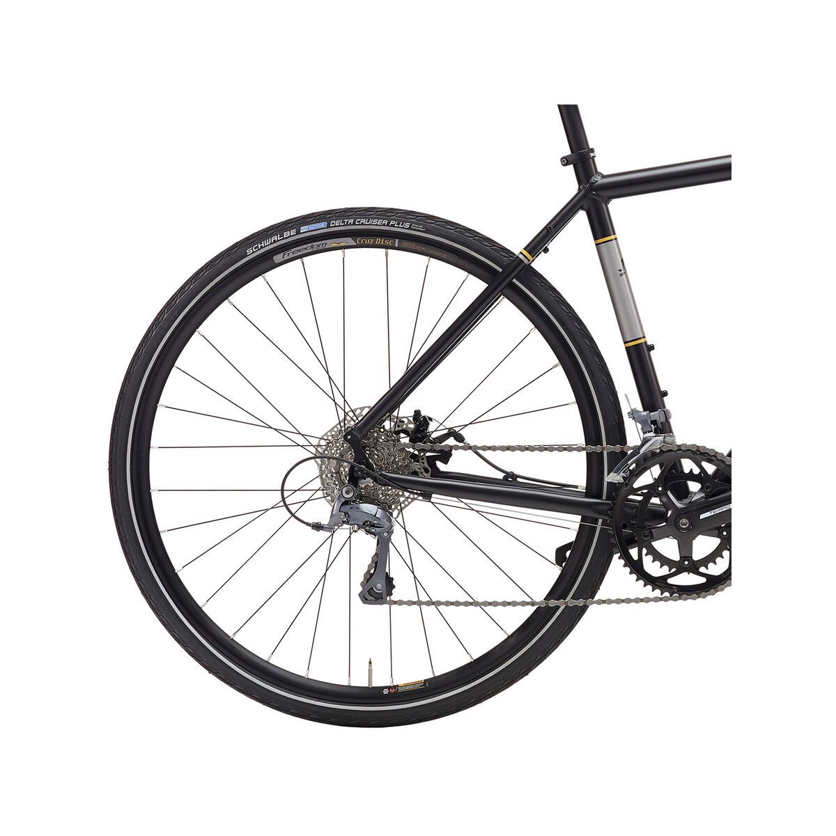 Kona Rove AL, matt black/silver/yellow - Bild 4