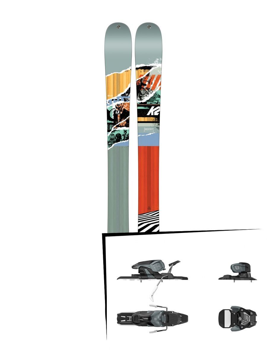 Set: K2 SKI Shreditor 100 JR 2017 + Salomon Warden 11 (1706222) - Bild 1