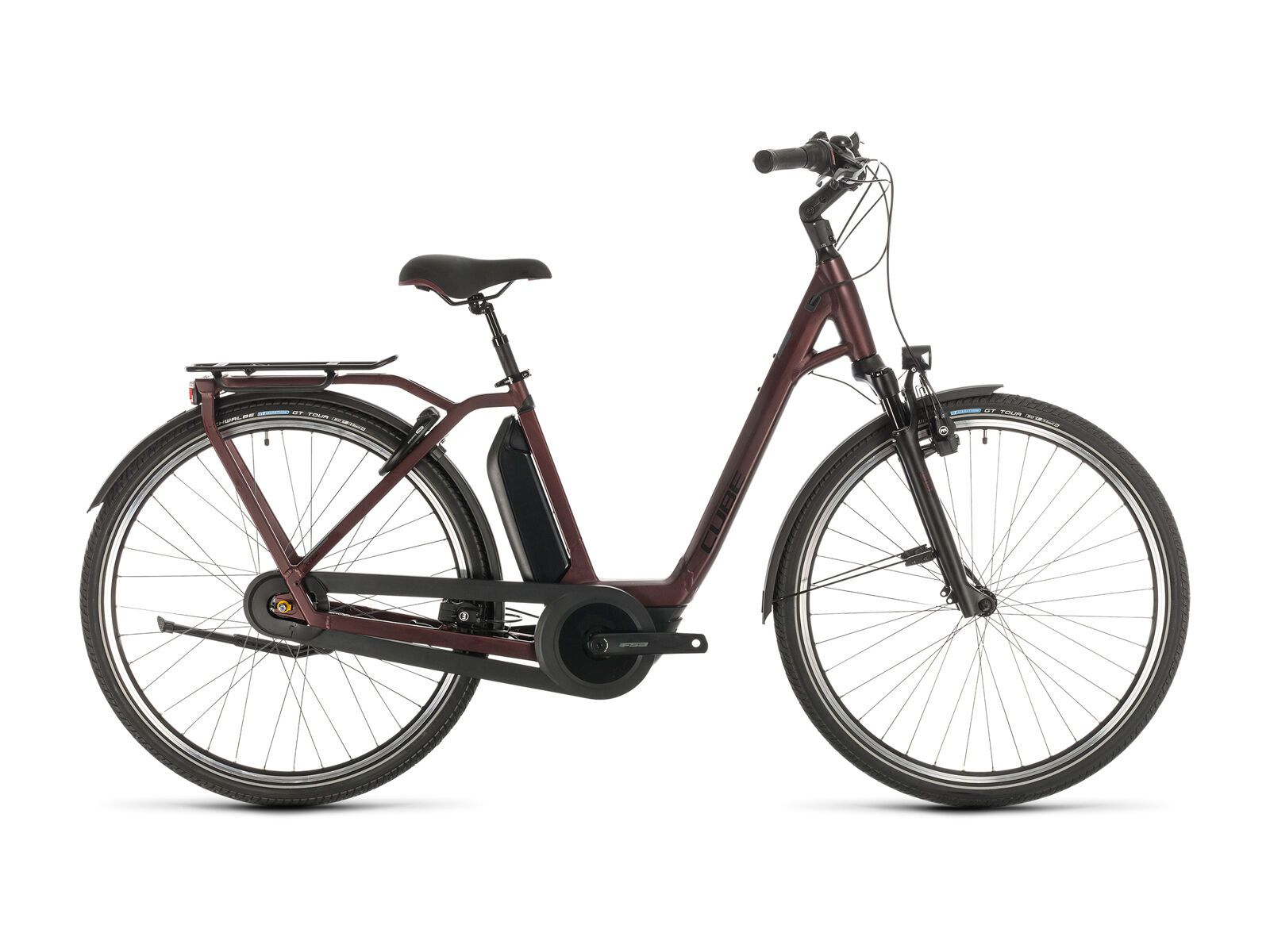 Cube Town Hybrid EXC RT, red´n´black - Bild 1