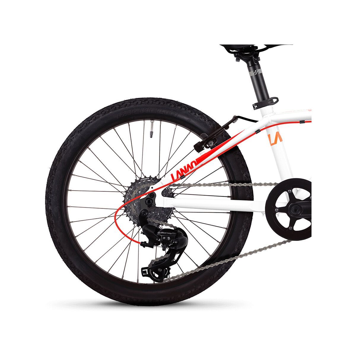 Ghost Lanao R1.0 AL, star white/neon red/juice orange - Bild 4