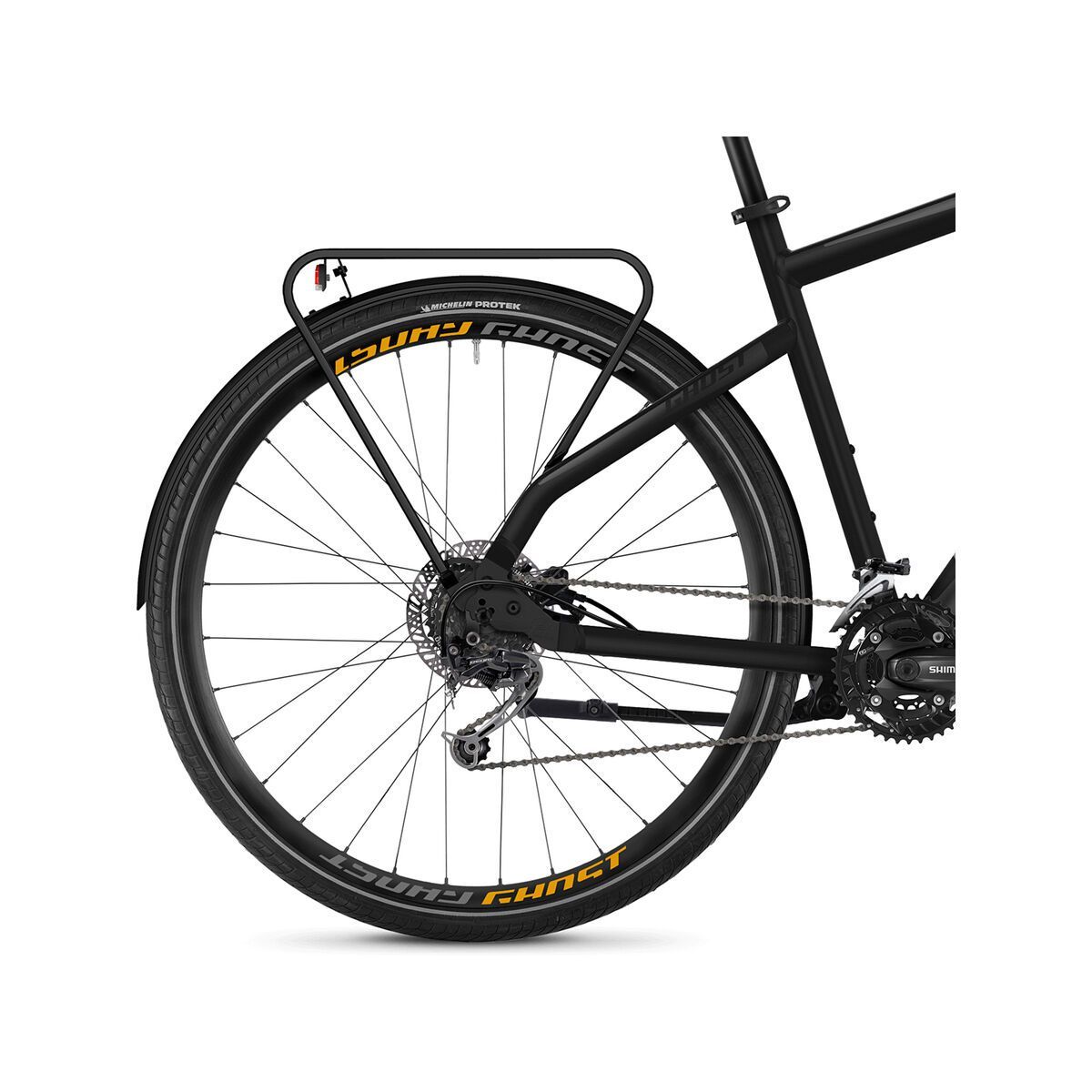 Ghost Square Trekking 5.8 AL, night black/titanium gray/juice orange - Bild 4