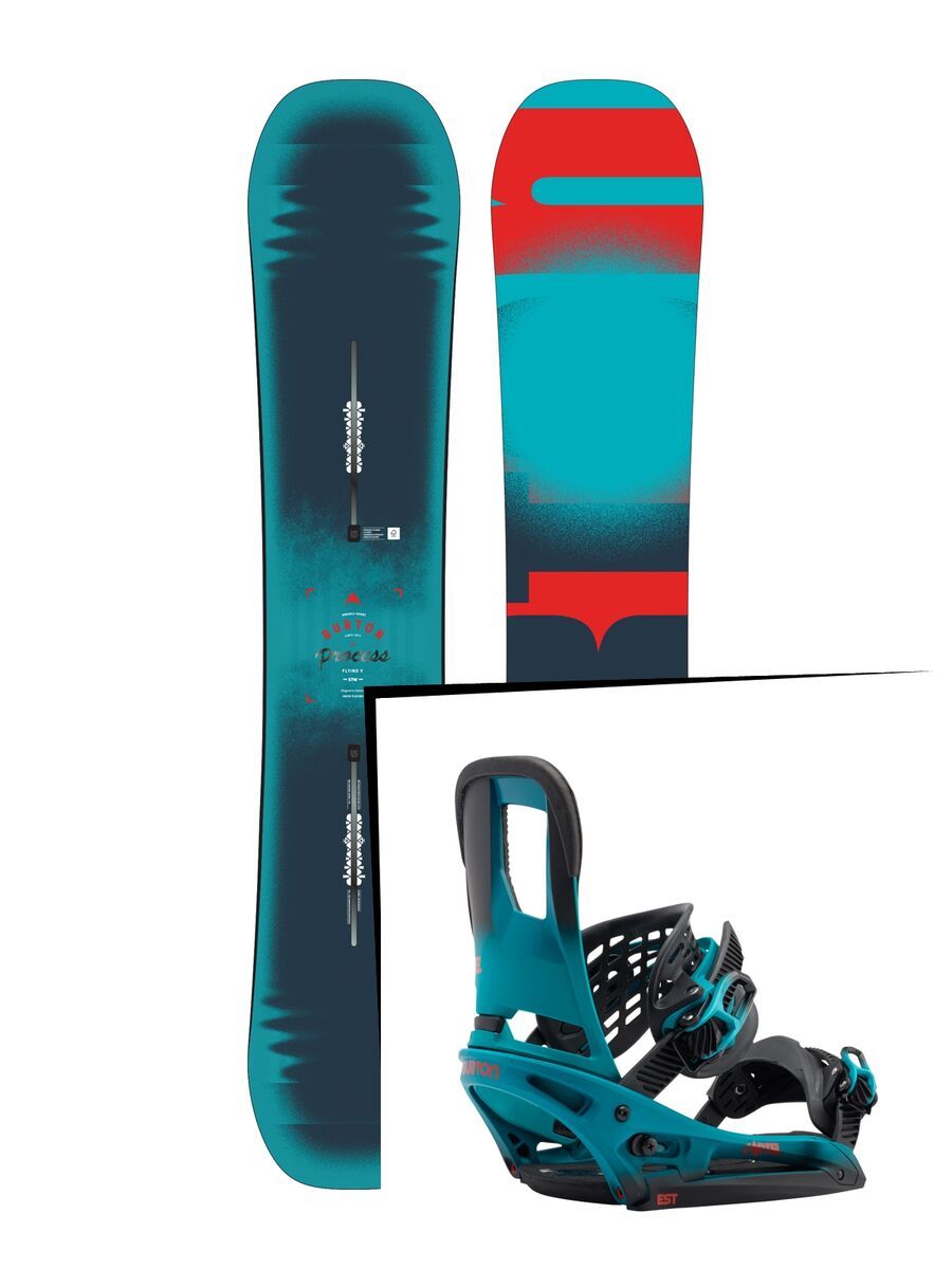 Set: Burton Process Flying V 2017 +  Cartel EST (1712718S) - Bild 1