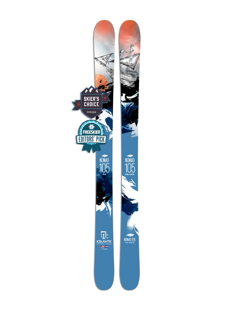 Set: Icelantic Nomad 105 Lite 2018 + Marker Griffon 13 ID black - Bild 2