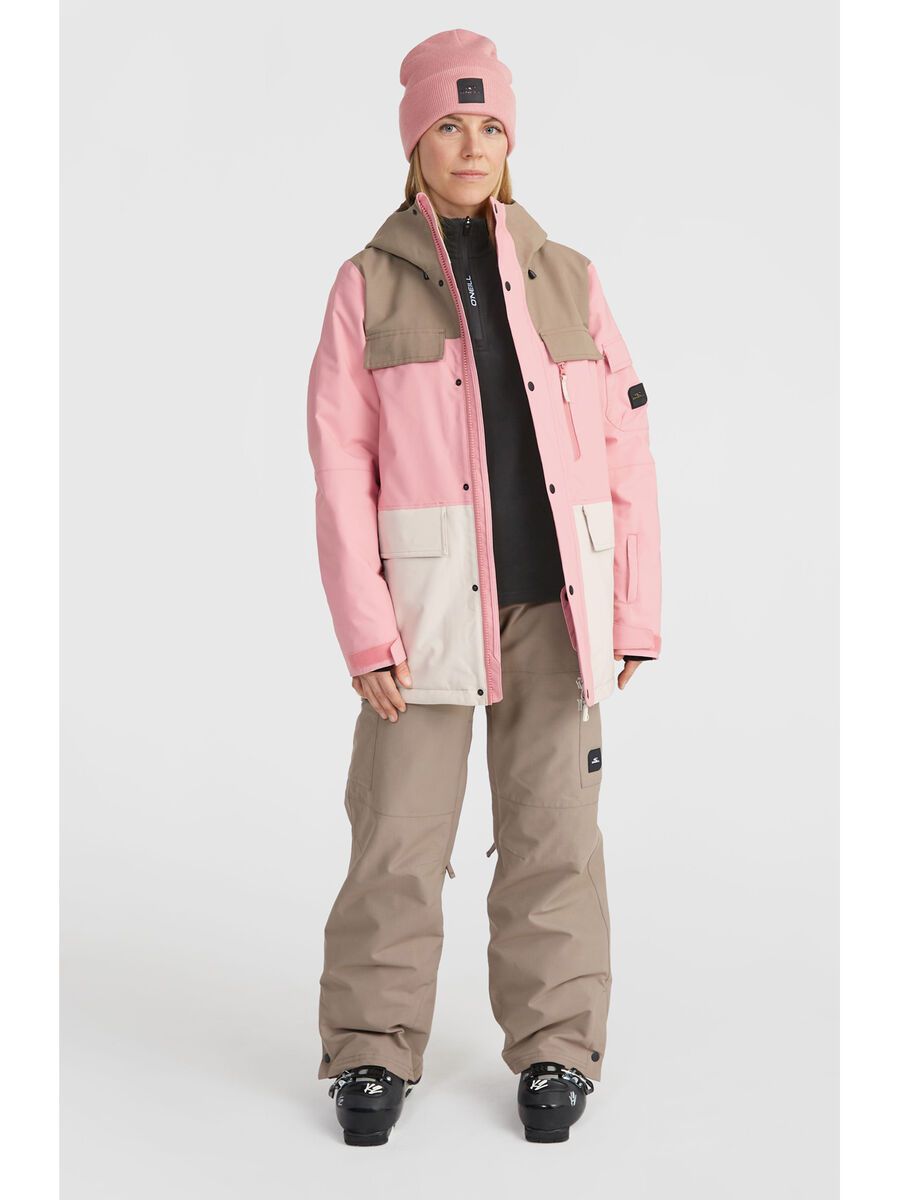 O’Neill Utility Pro Hybrid Jacket Women, genuine pink colour block - Bild 12