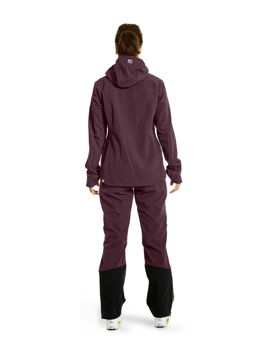 Ortovox Merino Naturtec Plus Pordoi Jacket W, dark wine - Bild 4