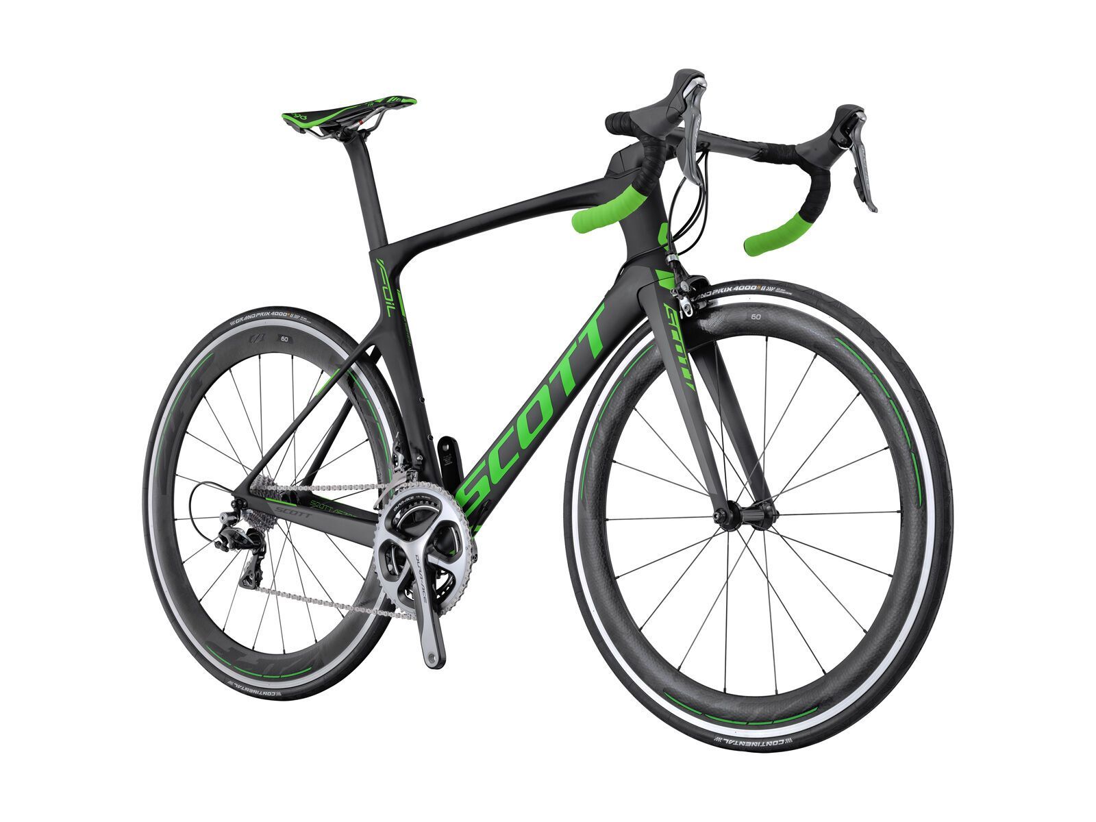 Scott Foil Team Issue, black/anthracite/green - Bild 2
